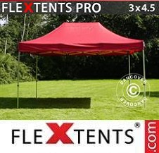 Carpa plegable FleXtents Pro 3x4,5m Rojo