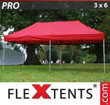 Carpa plegable FleXtents Pro 3x6m Rojo