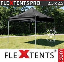 Carpa plegable FleXtents Pro 2,5x2,5m Negro